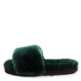 UGG Fluff Slide Slippers Dark Green
