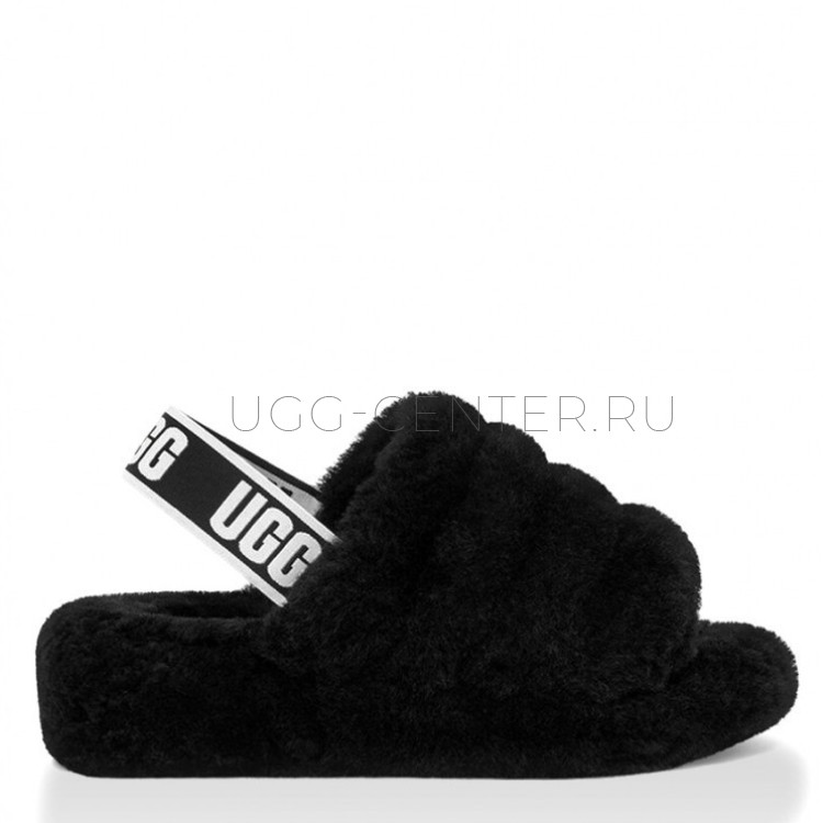 UGG Fluff Yeah Slide Black