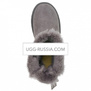 UGG Bailey Bow Mini Medallion Grey