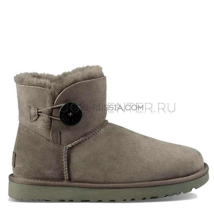 UGG Bailey Button Mini Grey