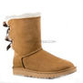 UGG KIDS Bailey Bow Chestnut