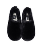 UGG Hailey Fluff Slippers Black