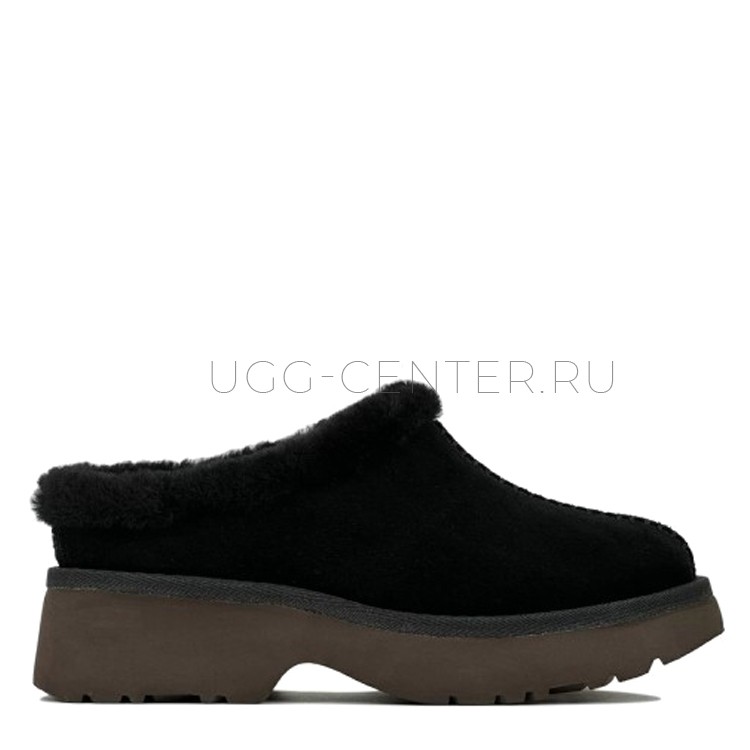 New Heights Cozy Clog Black