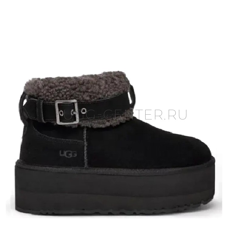 UGG Ultra Mini Belted Roller Black