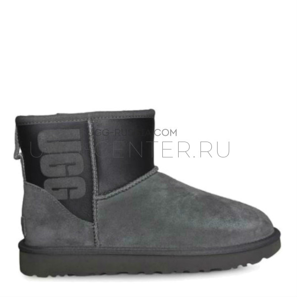 Classic Mini Rubber Boot Grey