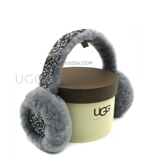 Меховые наушники UGG Earmuffs Stardust  Grey