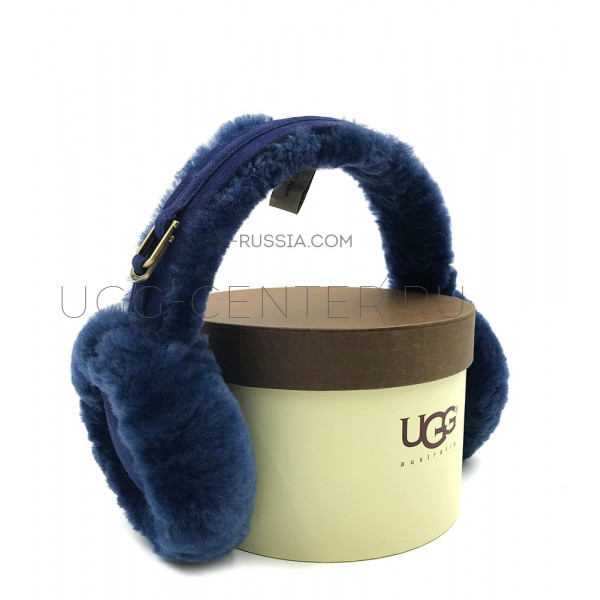 Меховые наушники UGG Earmuff Navy