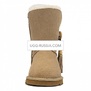 UGG Bailey Button Charms Sand