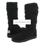 UGG Argyle Knit Black