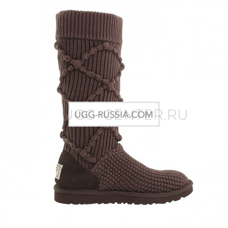 UGG Argyle Knit Chocolate