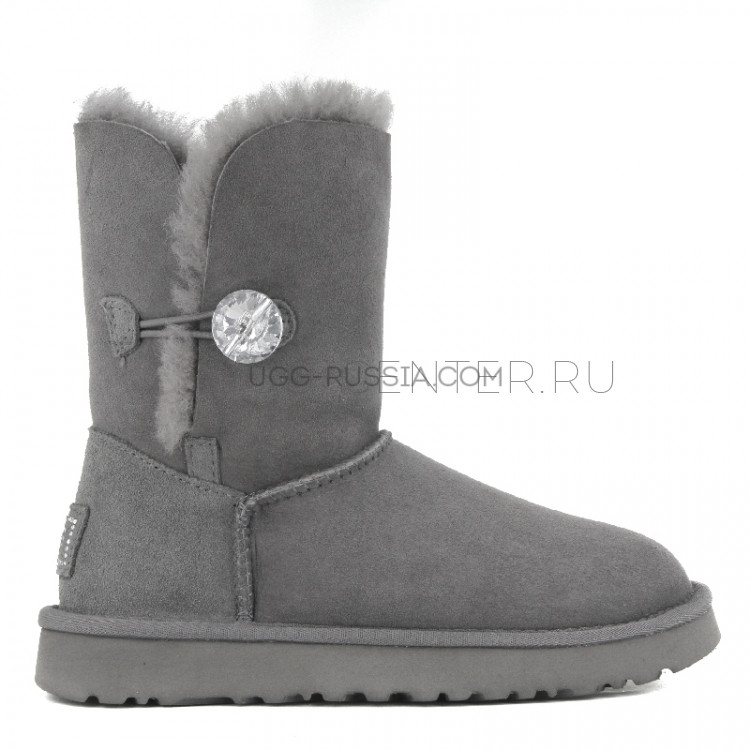 UGG Bailey Button Bling Grey