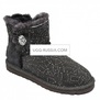 UGG Bailey Button Mini Constellation Bling Grey