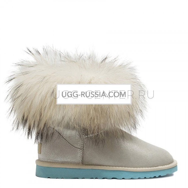 UGG Mini Fox Fur Metallic I Do