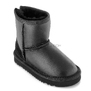 UGG KIDS Classic Short ZIP Metallic Black