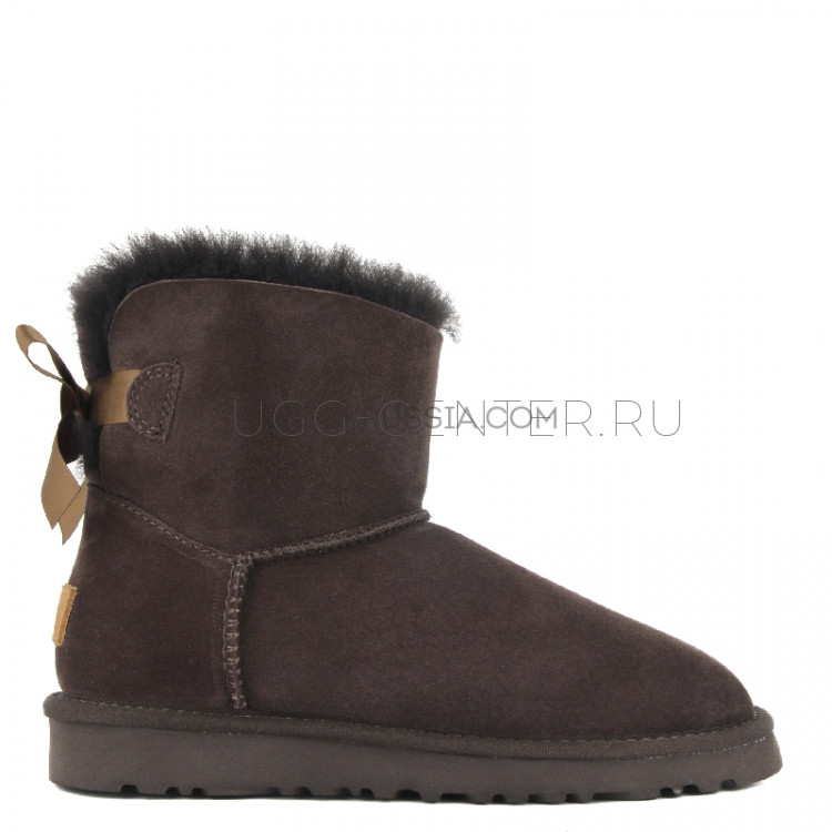 UGG Mini Bailey Bow Chocolate