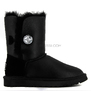 UGG Bailey Button Bling Metallic Black