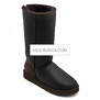 UGG Classic Tall ZIP Metallic Chocolate