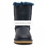 UGG Classic Short ZIP Metallic Navy