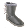 UGG Bailey Bow Metallic Grey