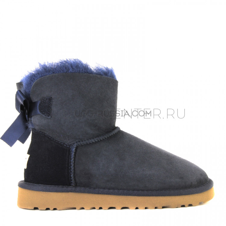 UGG Mini Bailey Bow Navy