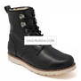 UGG MENS Hannen Black (White Sole)