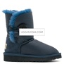 UGG KIDS Bailey Button Metallic Navy