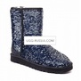 UGG Classic Short Sparkles Navy