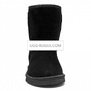 UGG Classic Short Crystal Bow Black