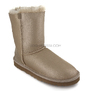 UGG Classic Short ZIP Metallic Sand