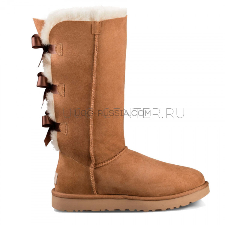 UGG Bailey Bow Tall Chestnut