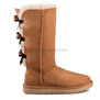 UGG Bailey Bow Tall Chestnut