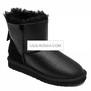 UGG Classic Mini ZIP Metaliic Black