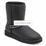 UGG Classic Short Metallic Black Santini