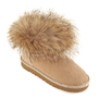 UGG Mini Fox Fur Sand