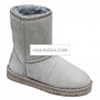 UGG Classic Short Crystal Bow Grey