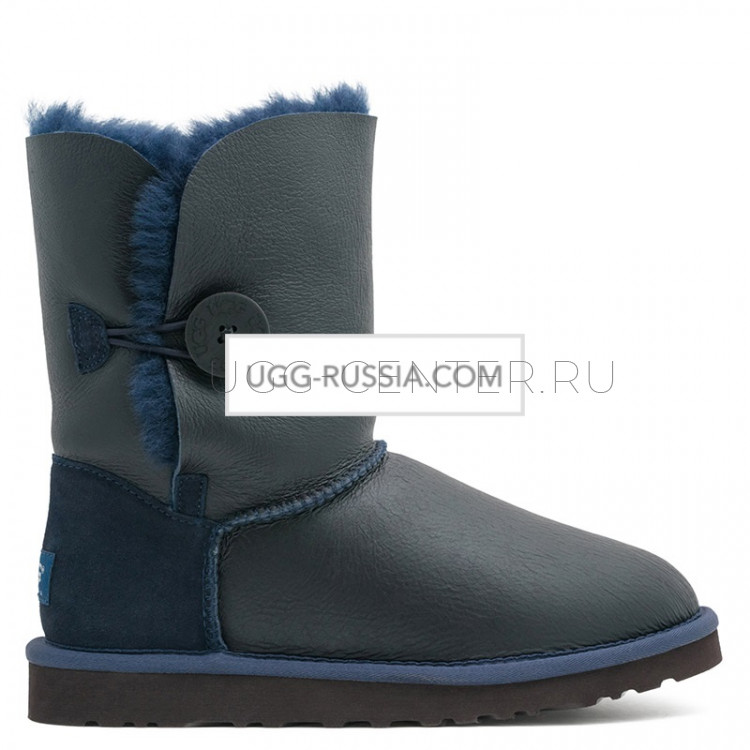 UGG Bailey Button Metallic Navy