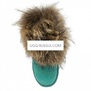 UGG Mini Fox Fur Aqua