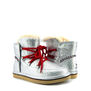 Jimmy Choo Louge  Leather Silver Mini 