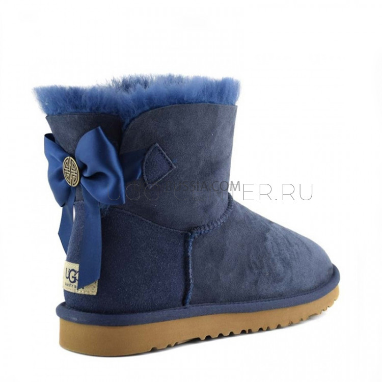 UGG Bailey Bow Mini Medallion Grey