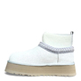 UGG Tazz Knit Platform White