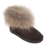 UGG Mini Fox Fur Chocolate