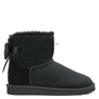 UGG Bailey Bow Mini Medallion Black