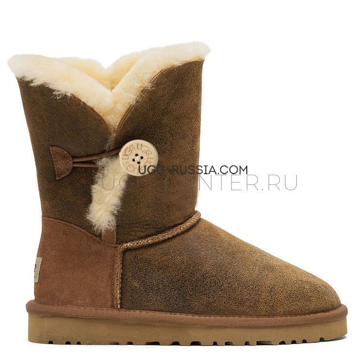 UGG Bailey Button Bomber Chestnut