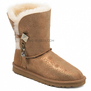 UGG Bailey Button Lilou Fancy Chestnut