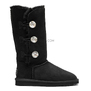 UGG Bailey Button Triplet Bling Black