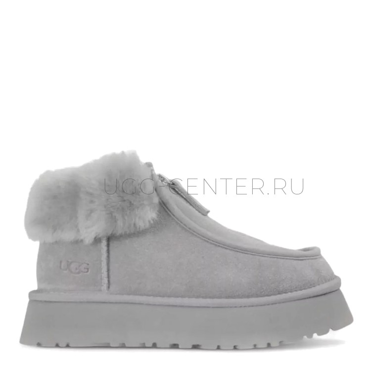UGG Funkette Platform Boots Grey Violet