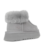 UGG Funkette Platform Boots Grey Violet
