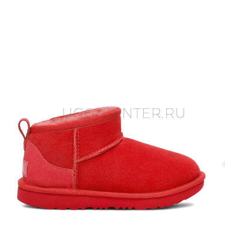 UGG Kids Classic Ultra Mini Samba Red