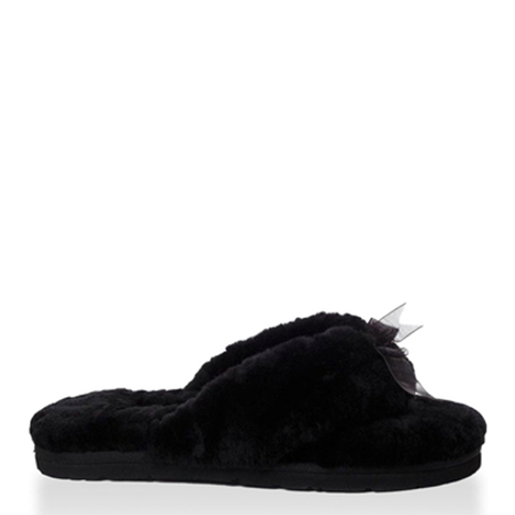 Fluff Flip Flop Black