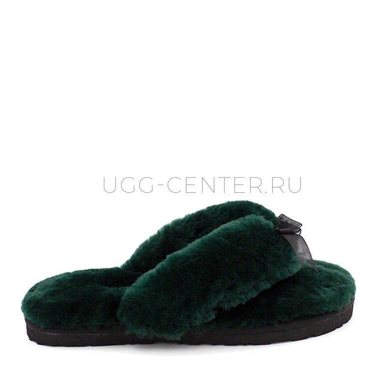 UGG Fluf Fflip Flop Dark Green